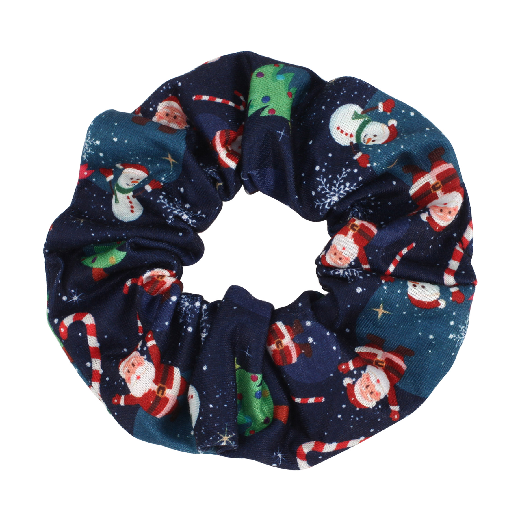 Full Color Printed Satin Silk Hair Scrunchies 14