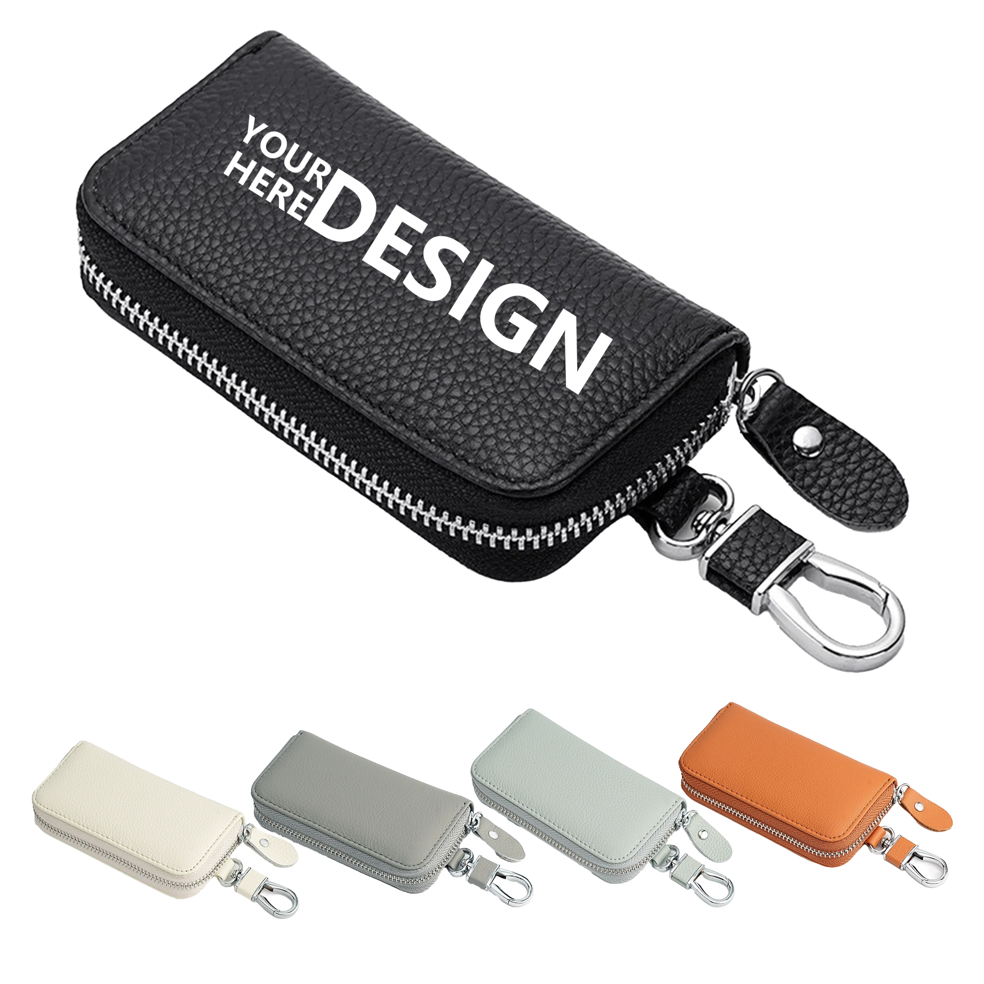 First-Quality Leather Car Key & Card Organizer 2