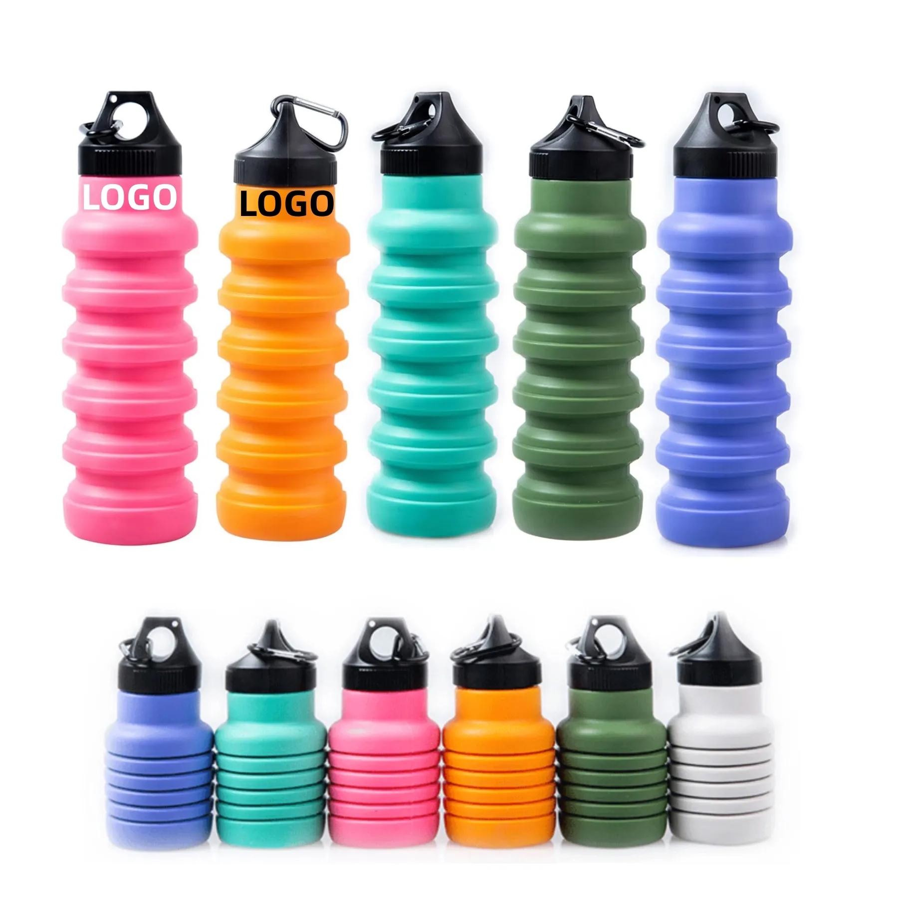 550ML/18 Oz Silicone Folding Cup 2