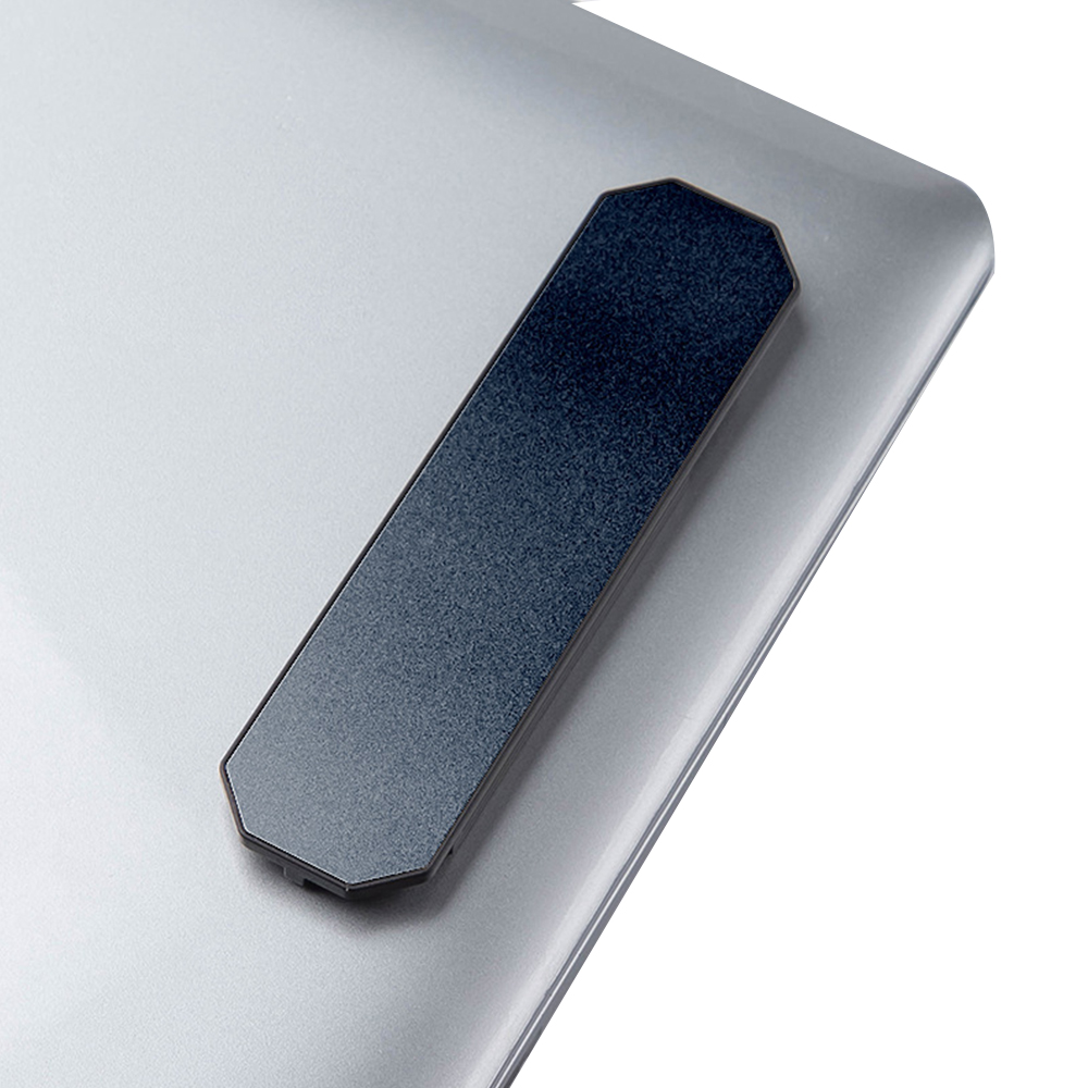 Frosted portable plastic magnetic adhesive computer phone stand