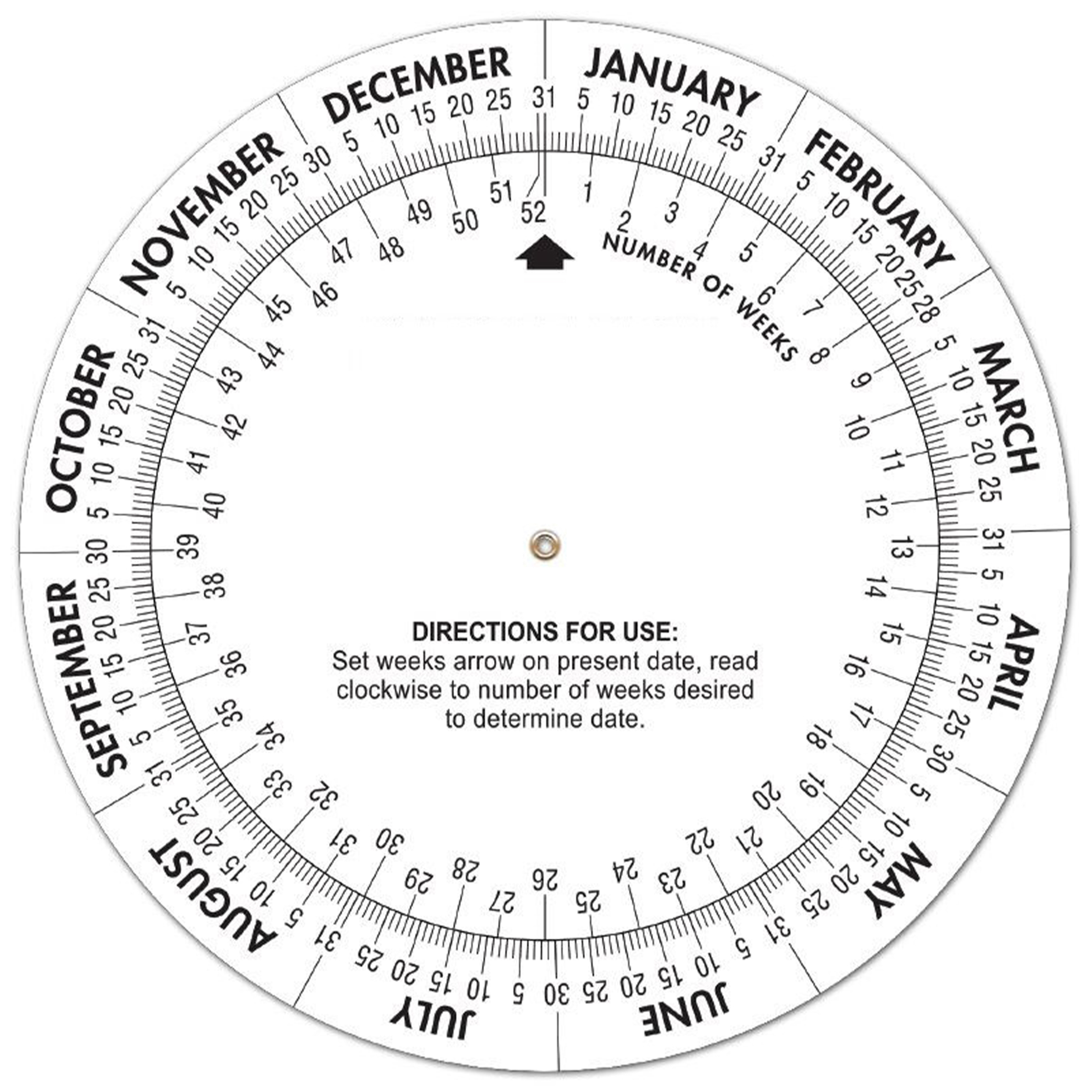 Plastic Date Dial 3