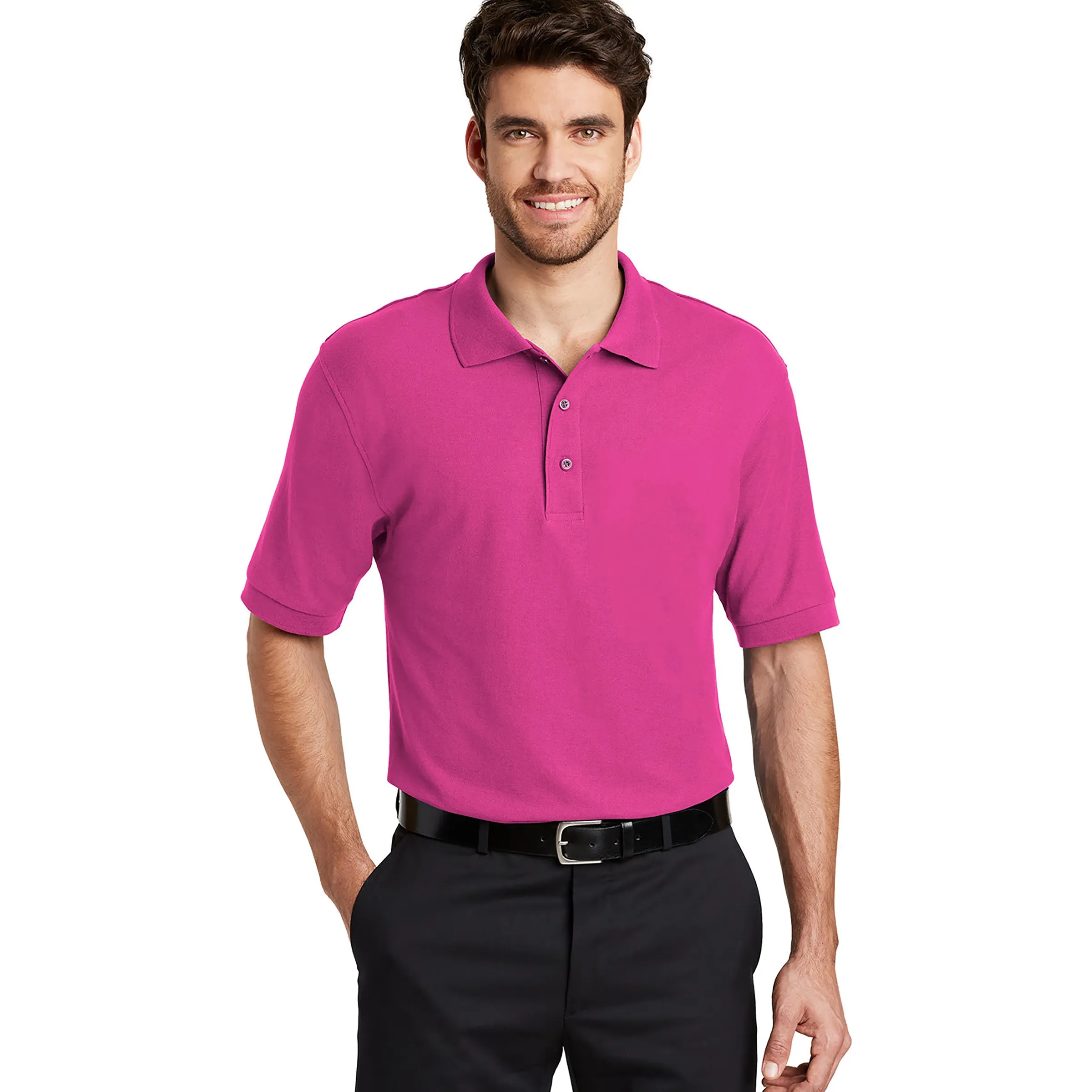 PORT AUTHORITY(R) SILK TOUCH(TM) POLO 62