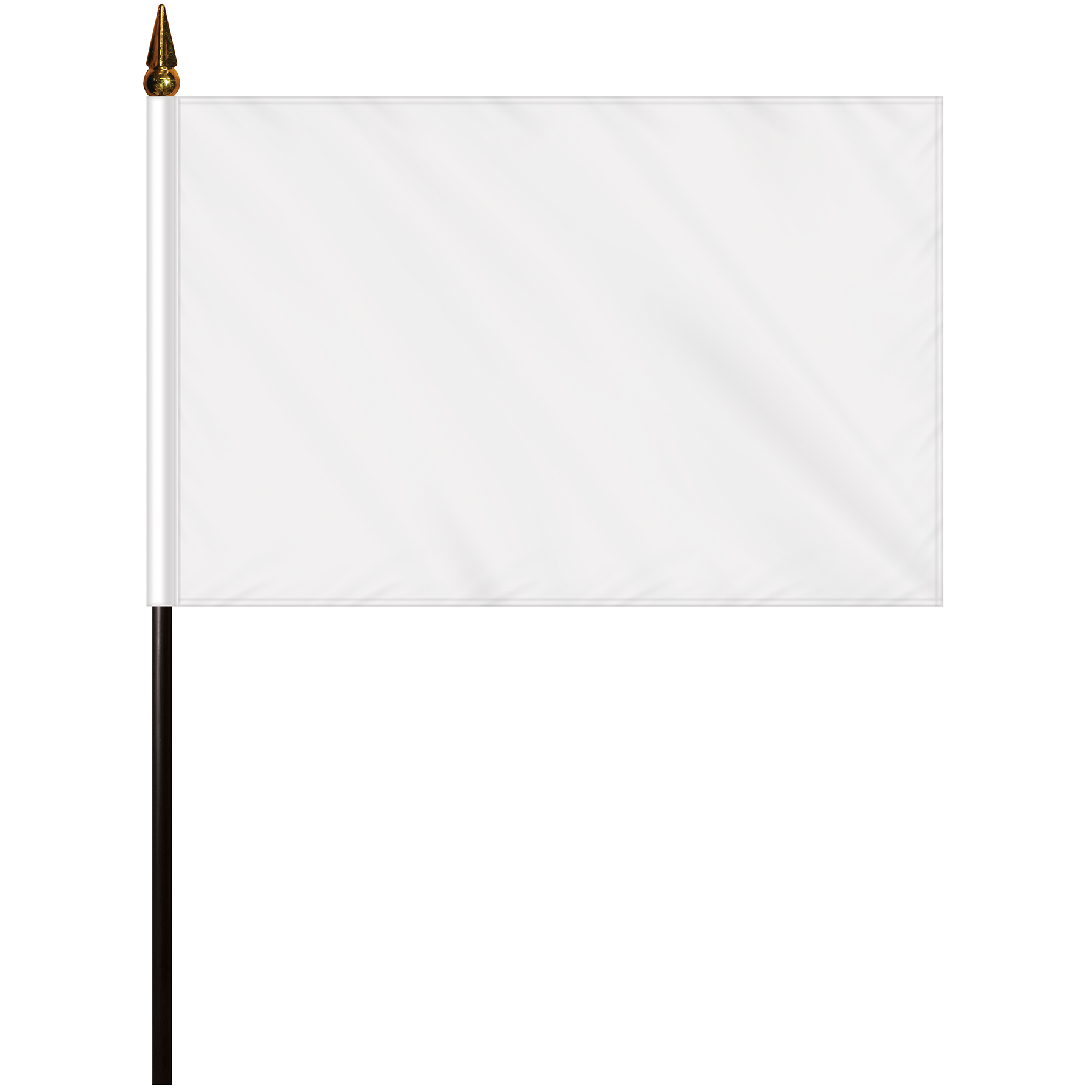 8"x 12" Single Reverse Polyester Stick Flags 7