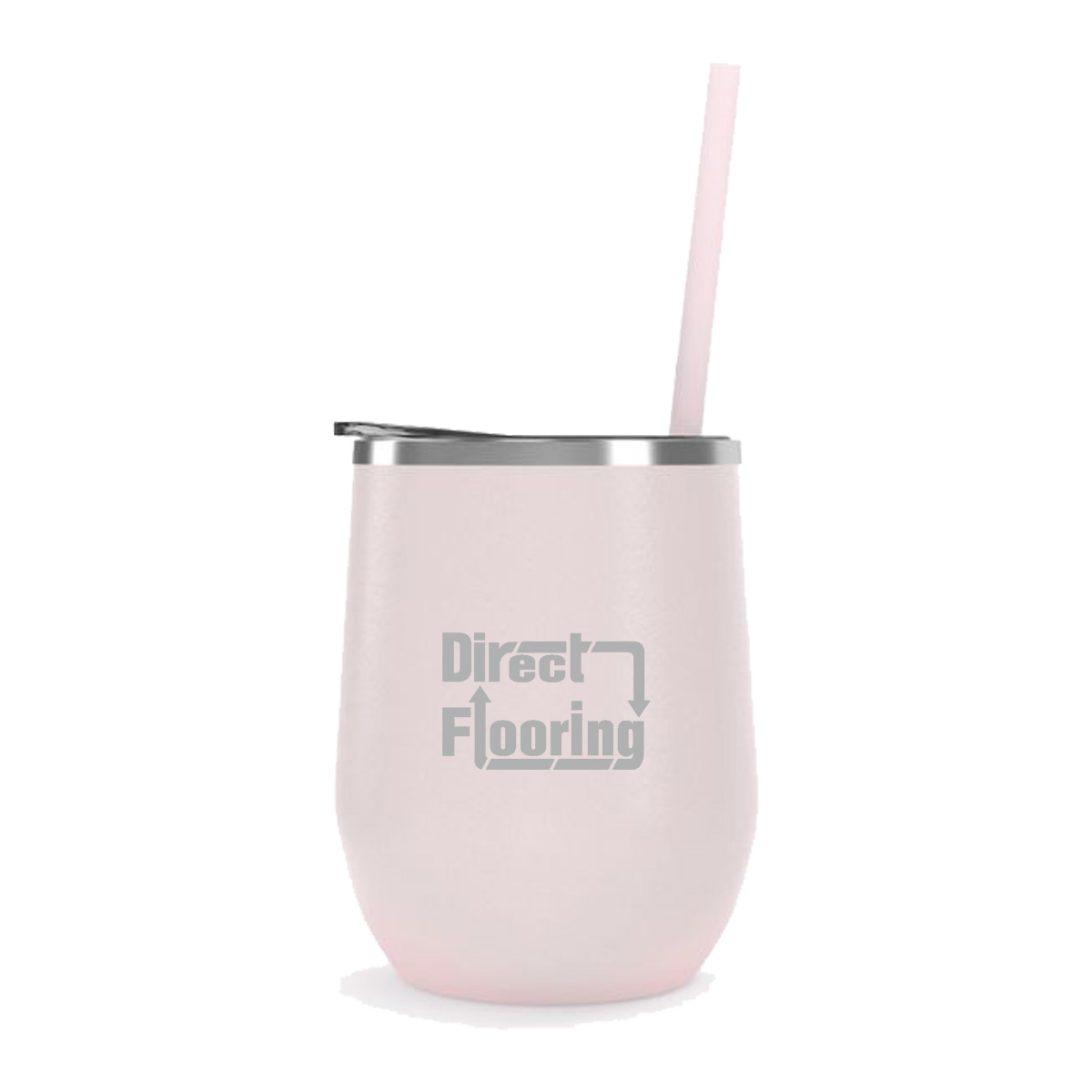 12 Oz. Maars Blush Bev Steel Stainless Steel Wine Tumbler