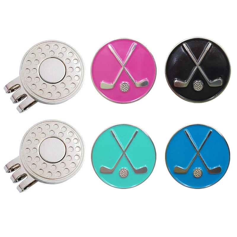 Golf Hat Clip With Full Color Ball Marker 6