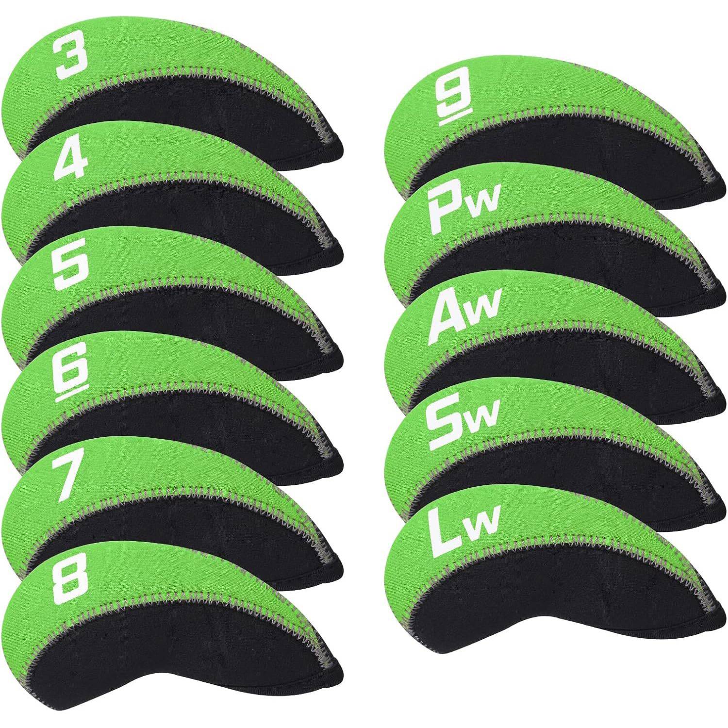 11PCS Custom Neoprene Golf Club Headcover 7