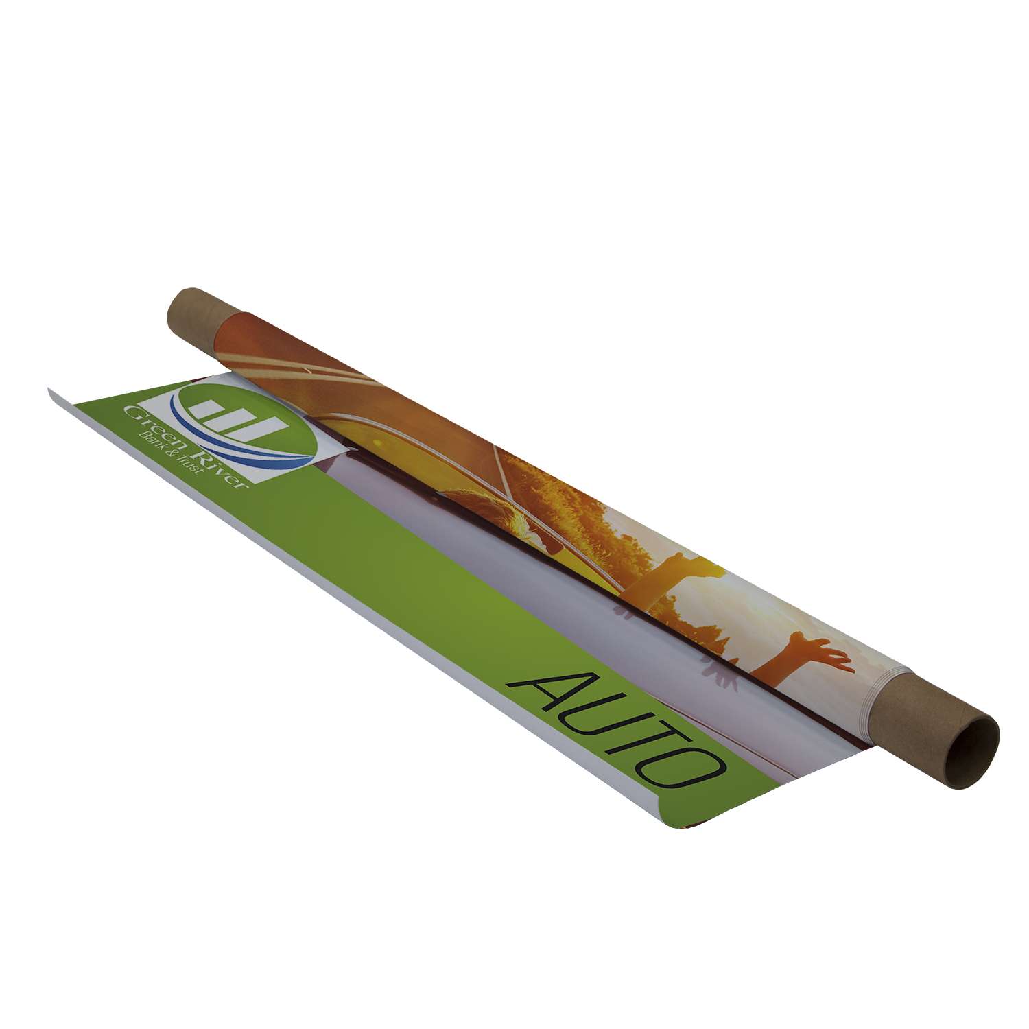 30" x 40" EasySnap Hanging Banner Graphic - 13 oz. Vinyl (Double-Sided) 2