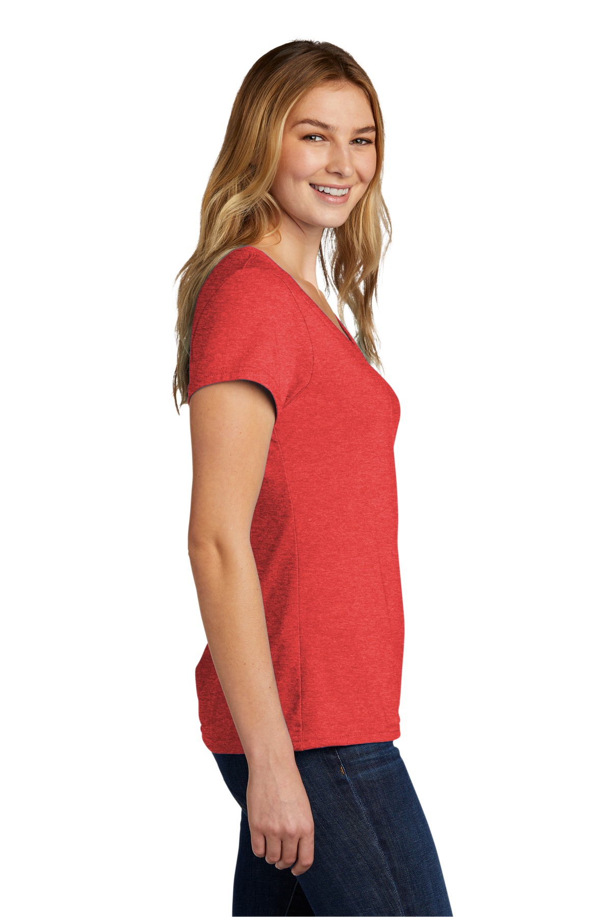 Port & Company® Women's Tri-Blend V-Neck Tee 22