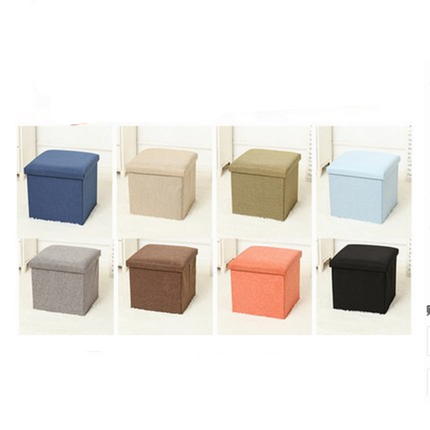 Multi-Functional Foldable Polyester Storage Stool 4