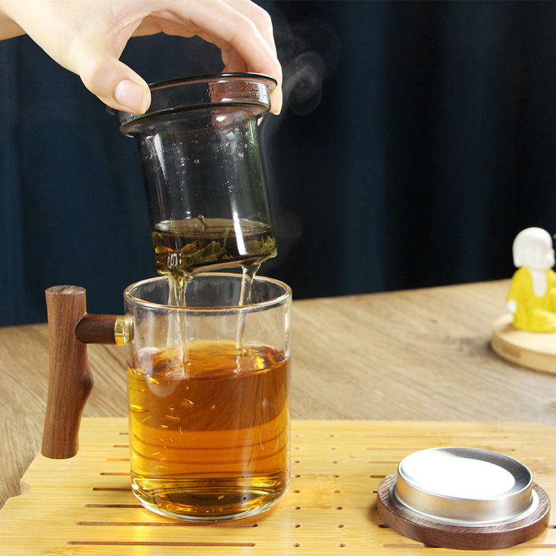 450ml Double Wall Glass Cup 3