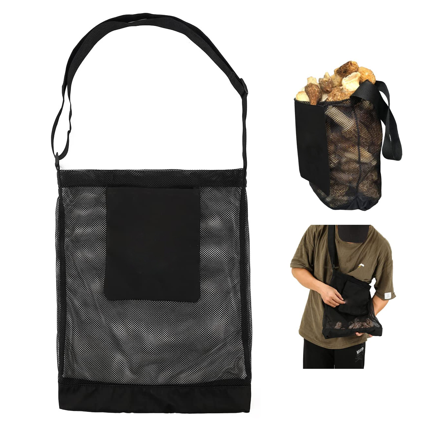 Large Capacity Foldable Feeding Mesh Bag 3