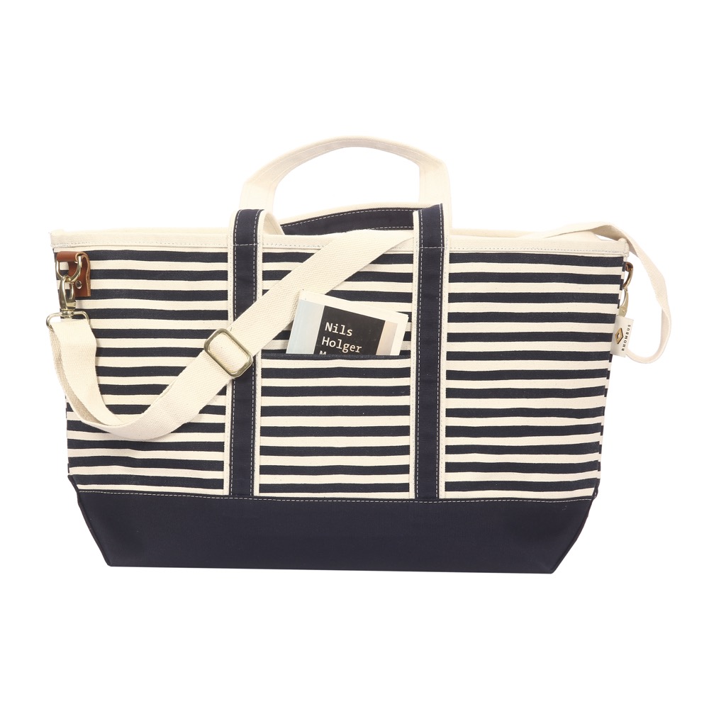 20 Oz. Super Heavy Canvas Ventura Weekender Stripe Bag 2