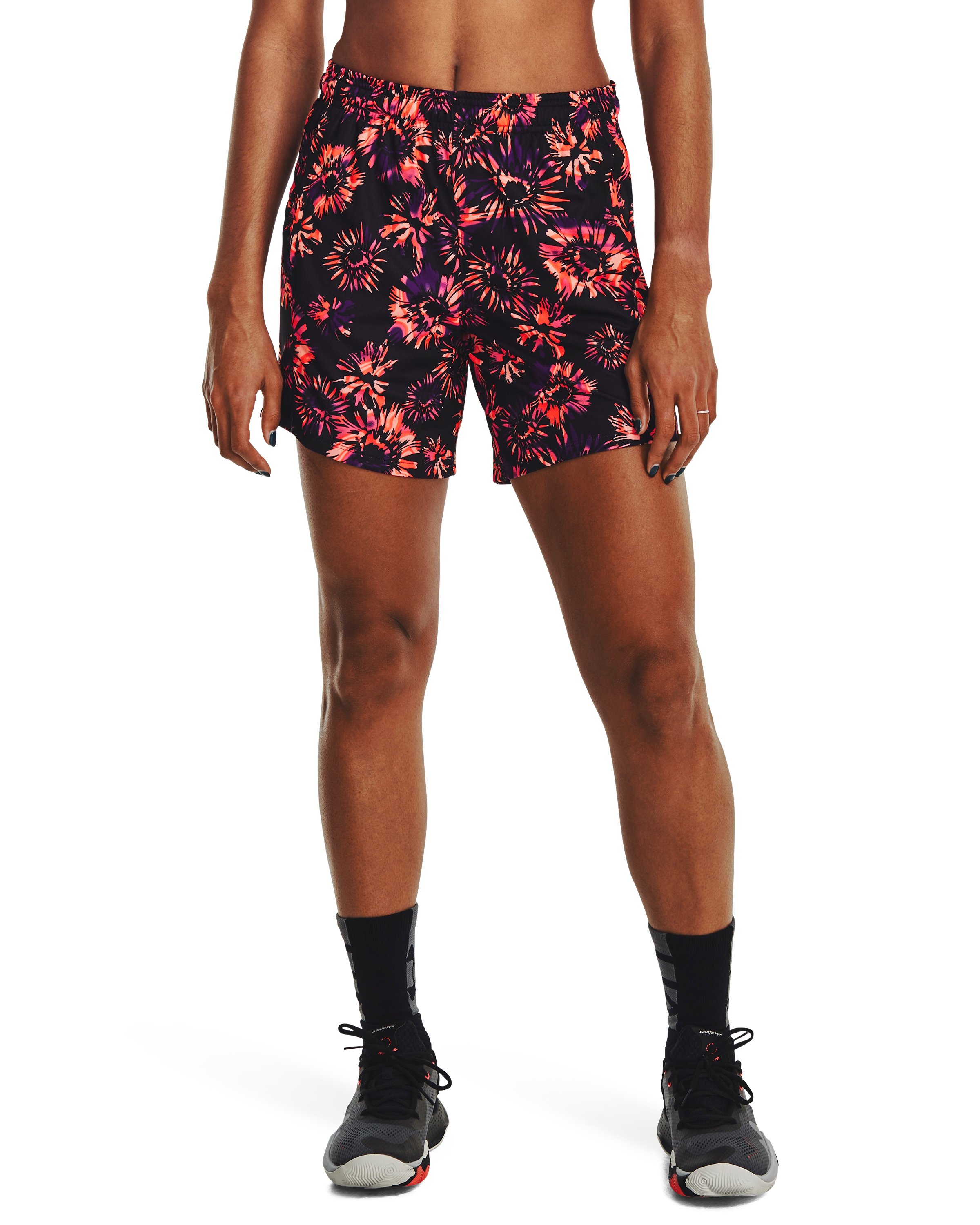 Women's UA Baseline Printed Shorts 3