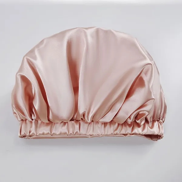 Solid Color Polyester Imitation Silk Nightcap 3