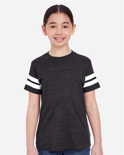 Youth Football Fine Jersey Tee - 6137 2