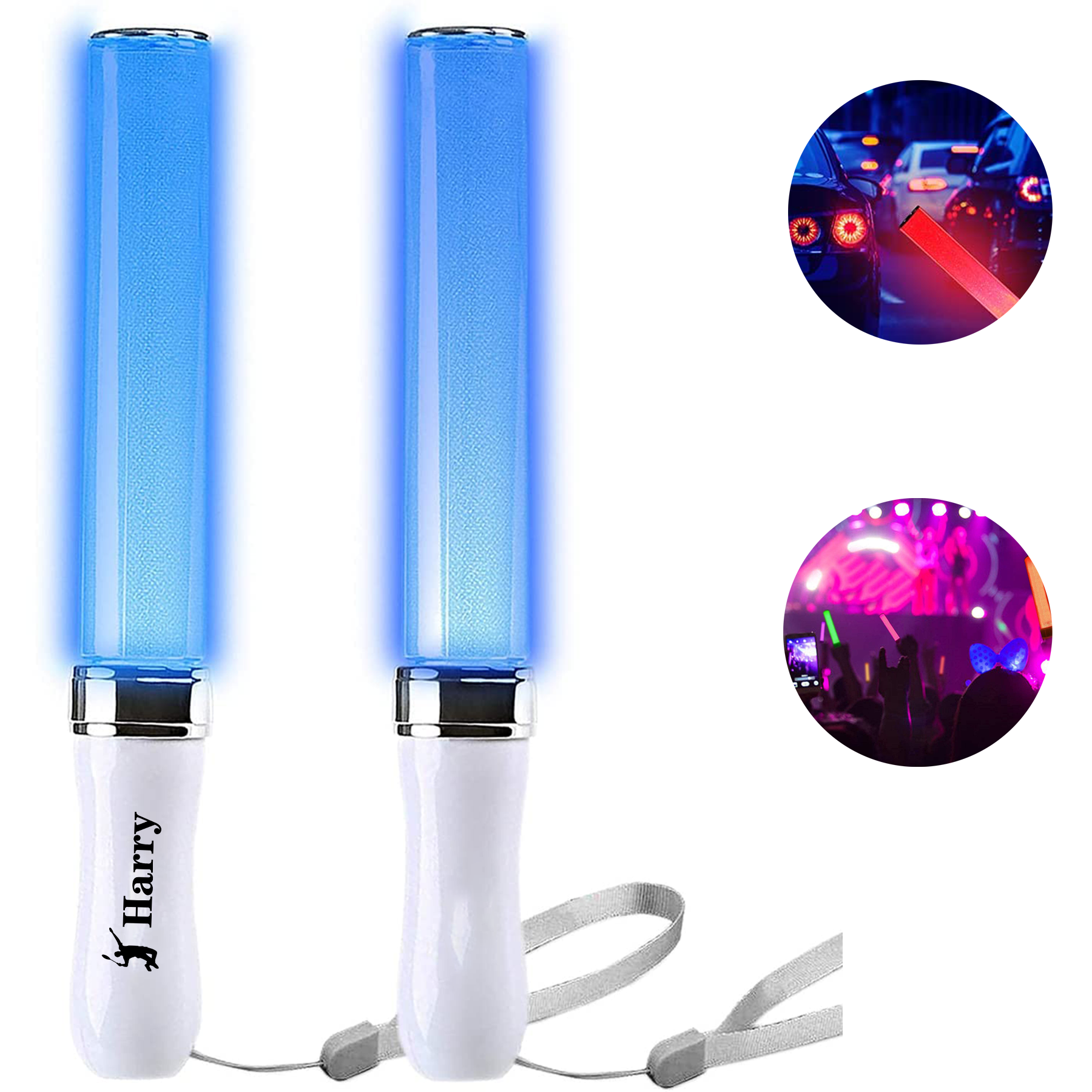Led Glow Light Sticks Strobe Baton 2
