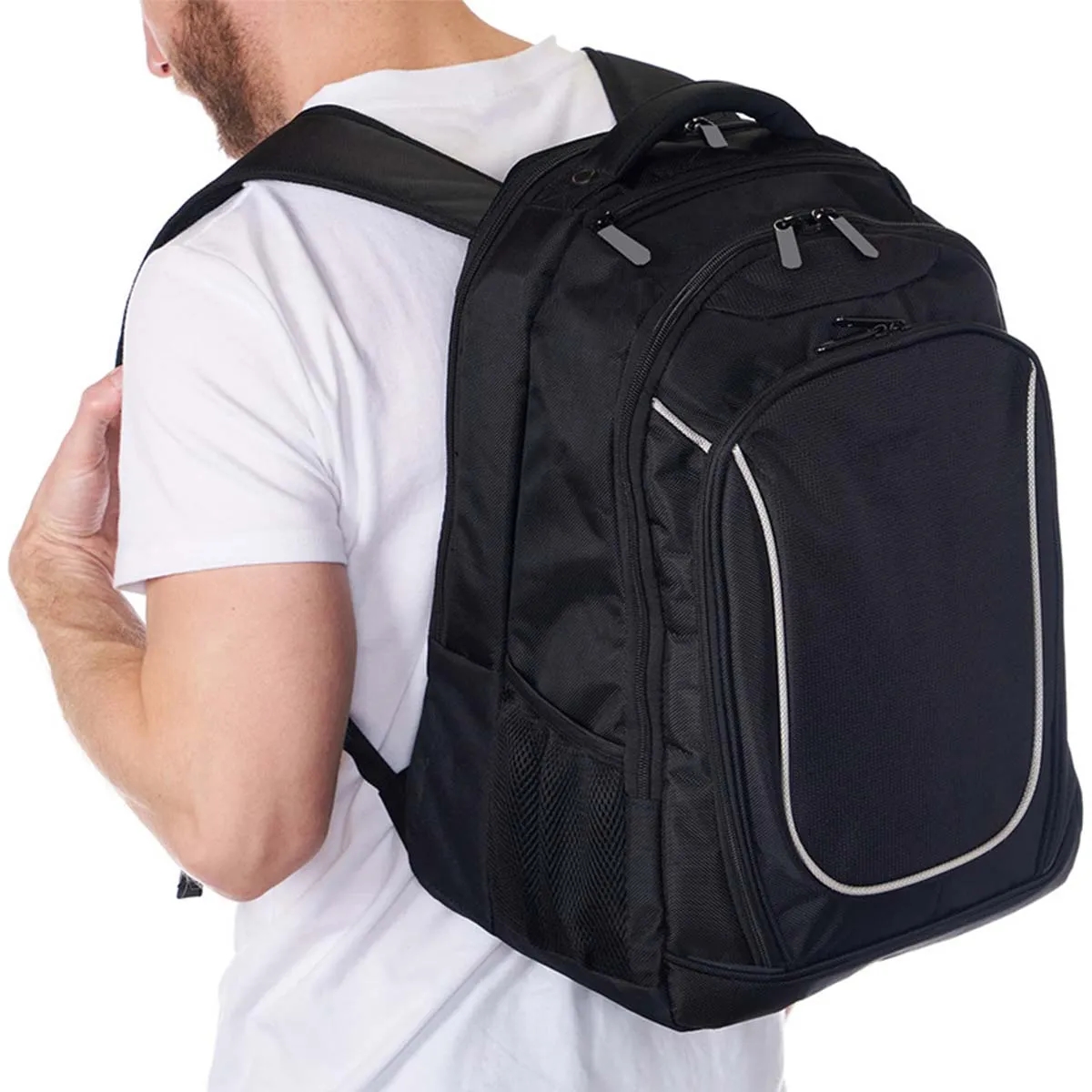 15.6" Large Capacity Book Bag Laptop Backpack 4