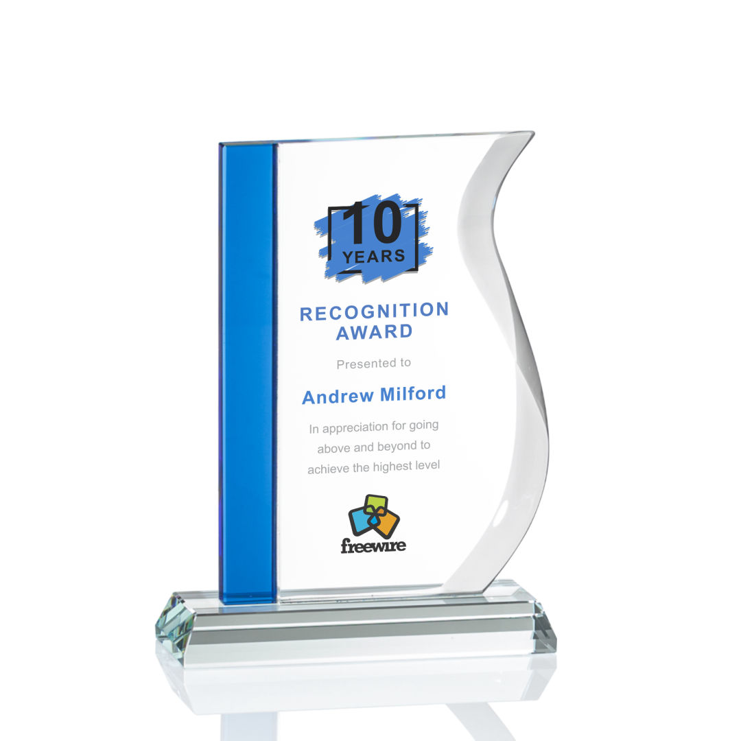 Burbank VividPrint™ Award - Blue 2
