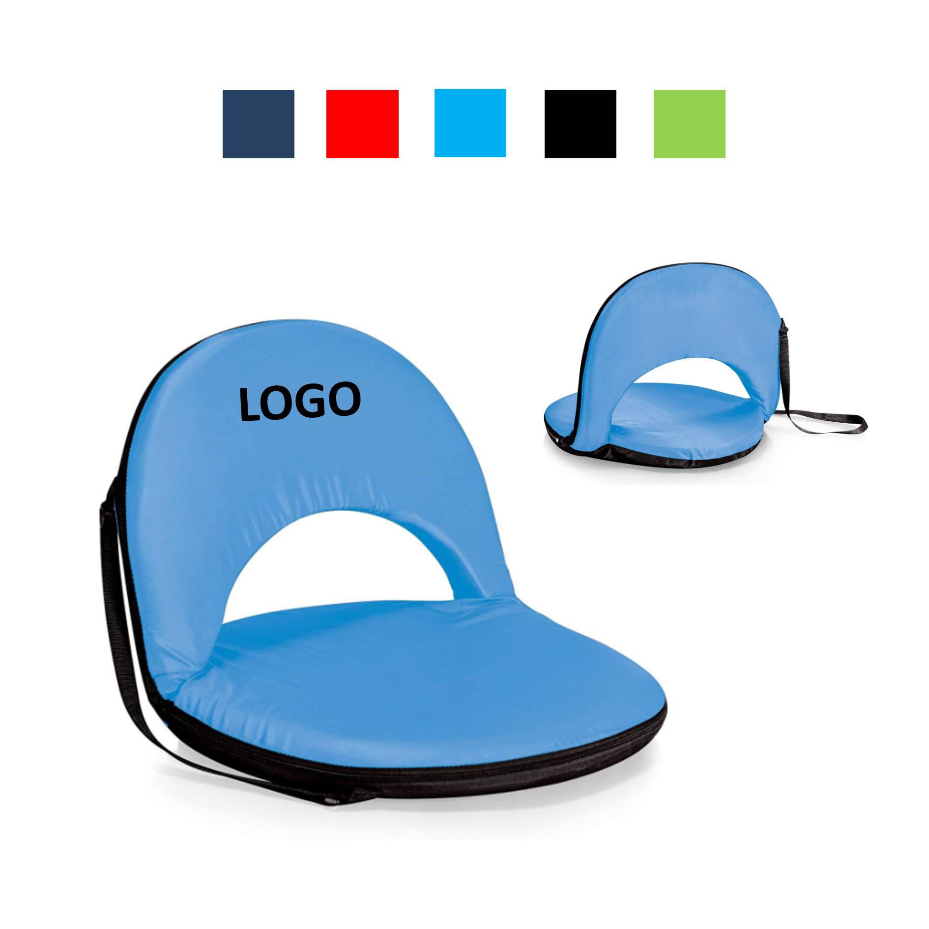 Outdoor Beach Back Support Floor Chair 3