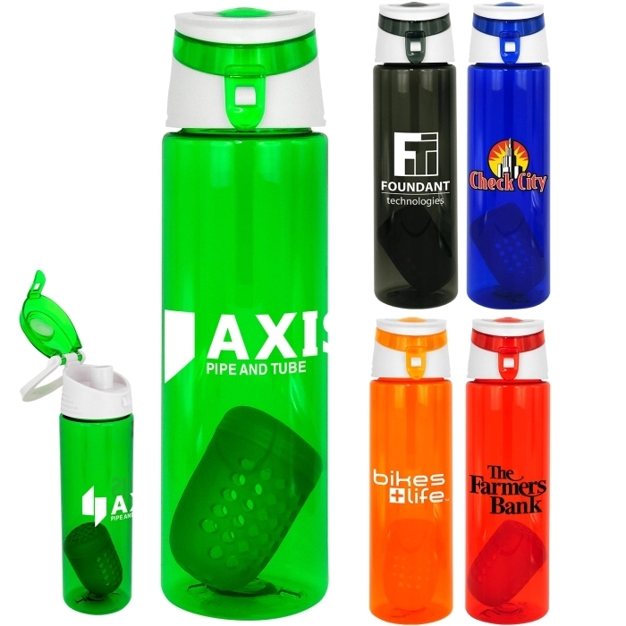 Trendy 24 oz. Colorful Bottle with Floating Infuser