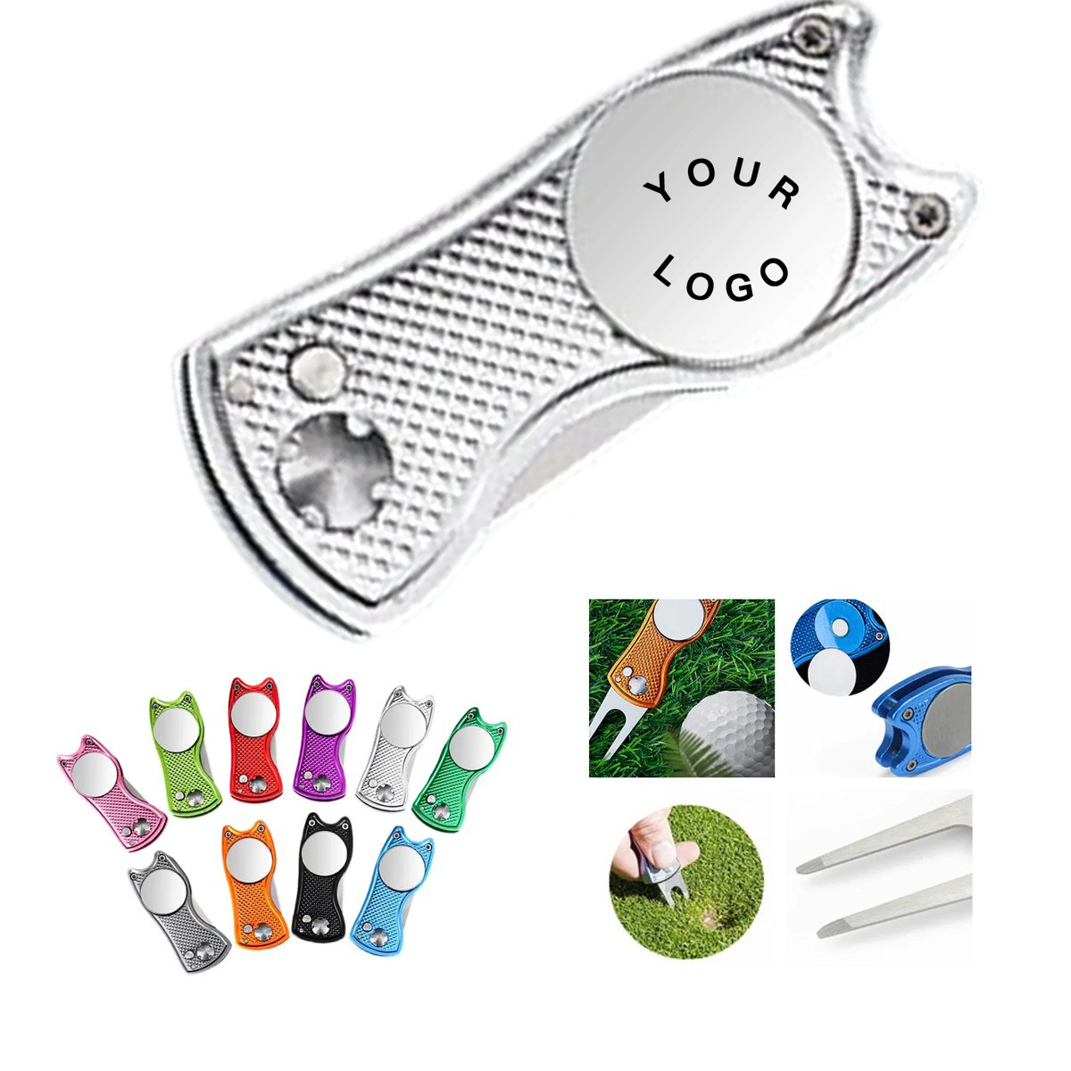 Divot Repair Tool with Custom Laser Engraving 1