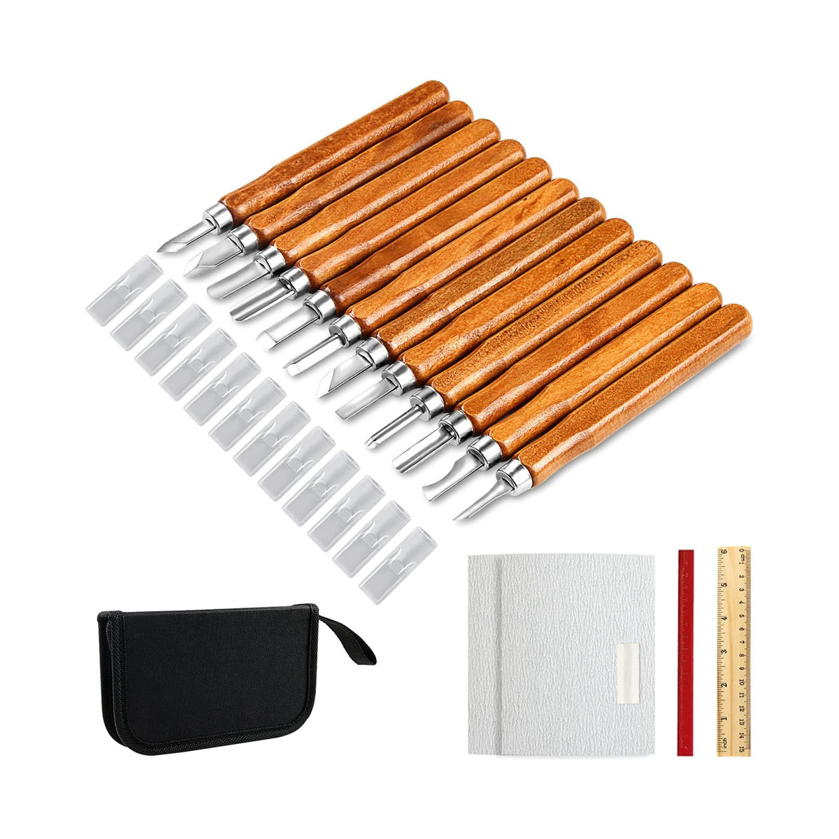 12 PCS Wood Carving Knife Sets 2