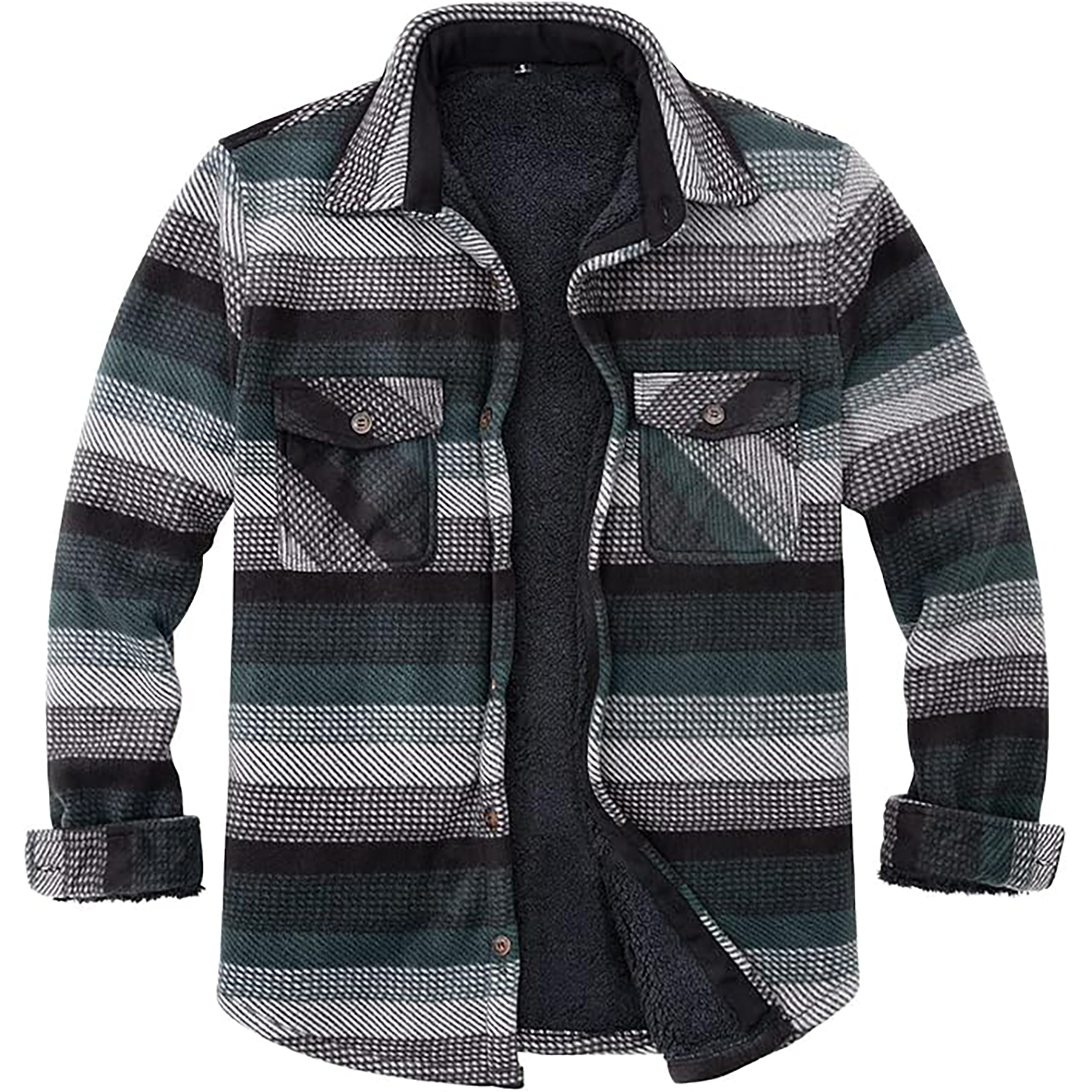 Men's Flannel Shirt Jacket 8