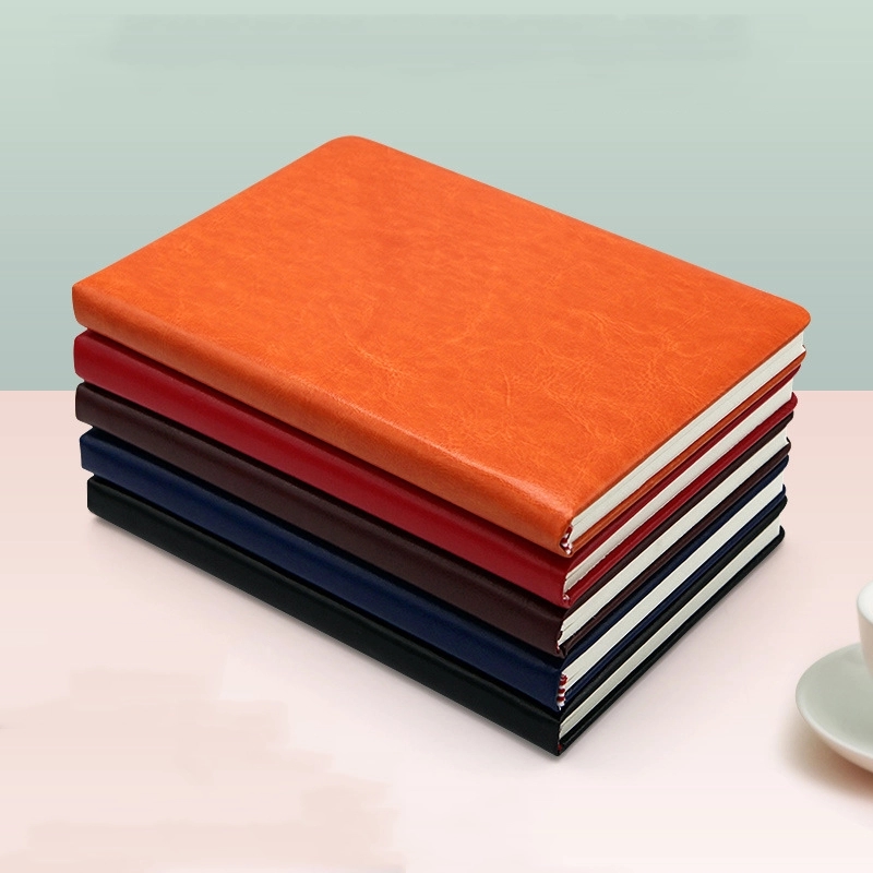 Customized A5 Thick PU Leather Cover Journal Notebook 5