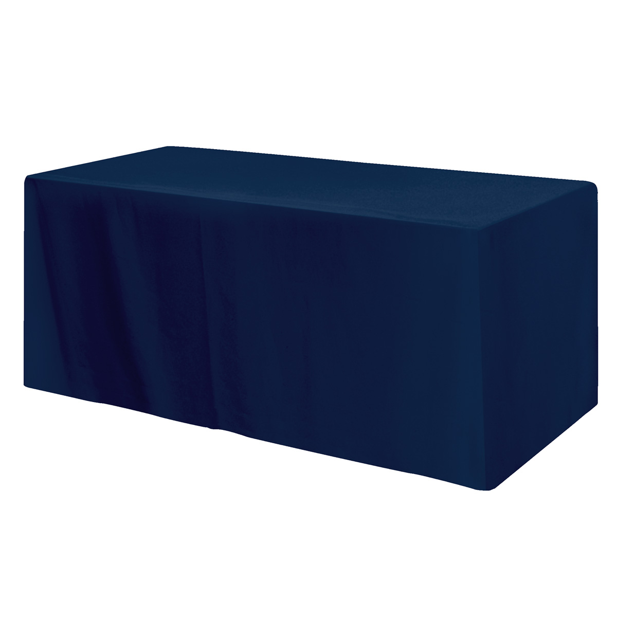 Fitted Poly/Cotton 3-sided Table Cover - fits 6' standard table 7