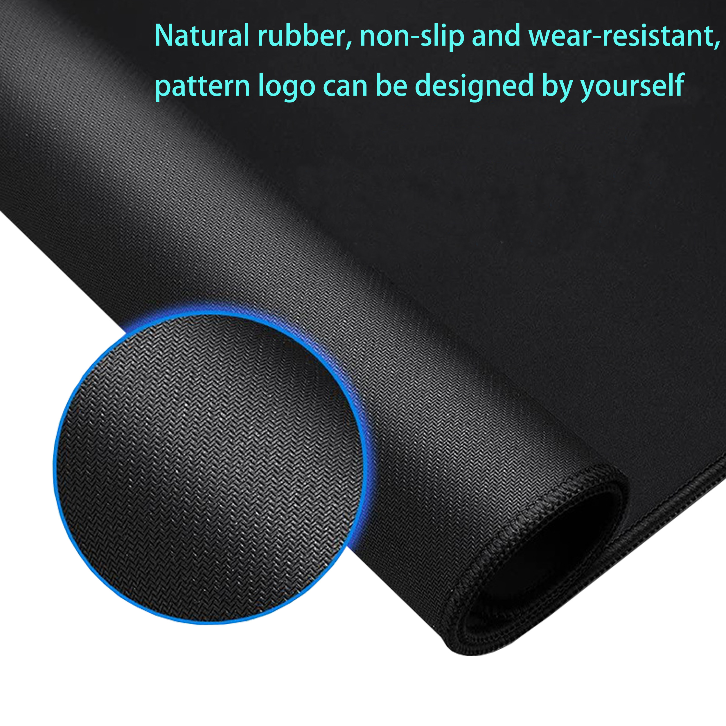 Natural Rubber Office Gaming Mouse Pad 1