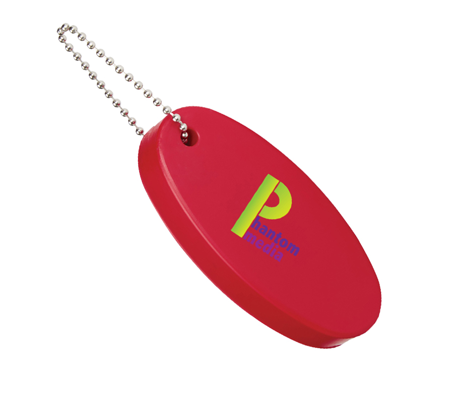 Oval Floater Foam Keychain 4