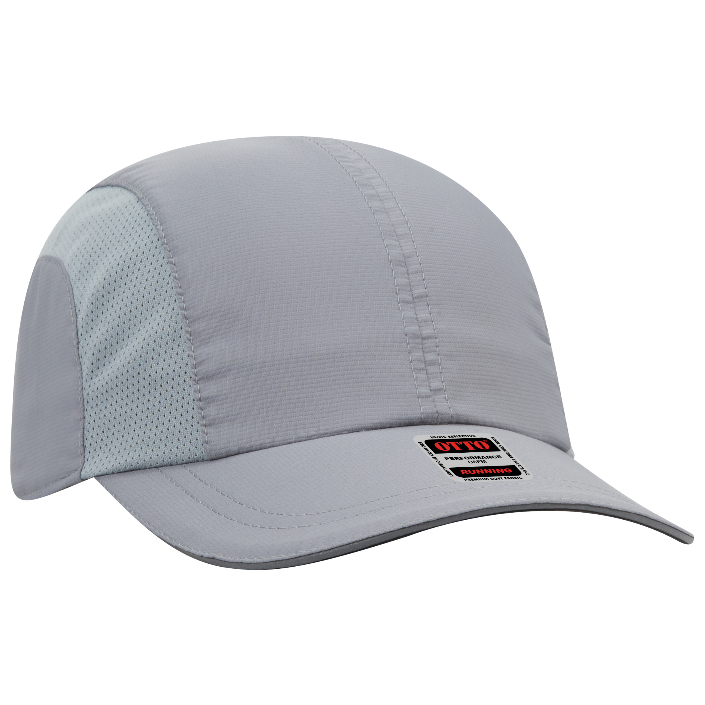 OTTO CAP® Reflective 6 Panel Running Cap 30