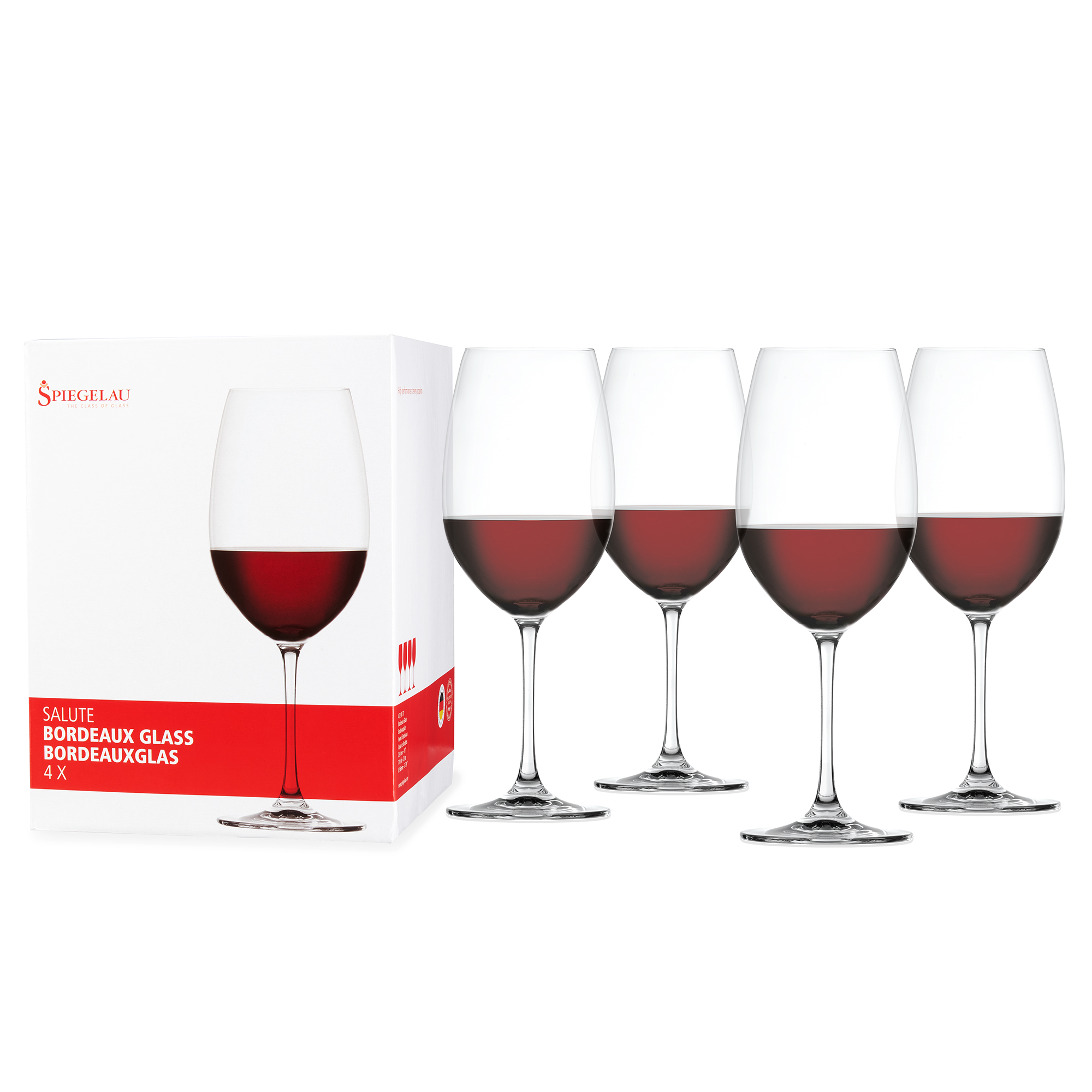 Spiegelau Salute 25 oz Bordeaux Glass, set of 4 2