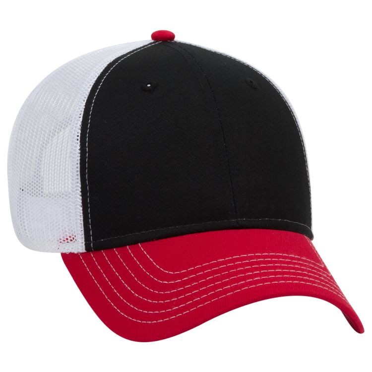 OTTO CAP® 6 Panel Low Profile Mesh Back Trucker Hat 179