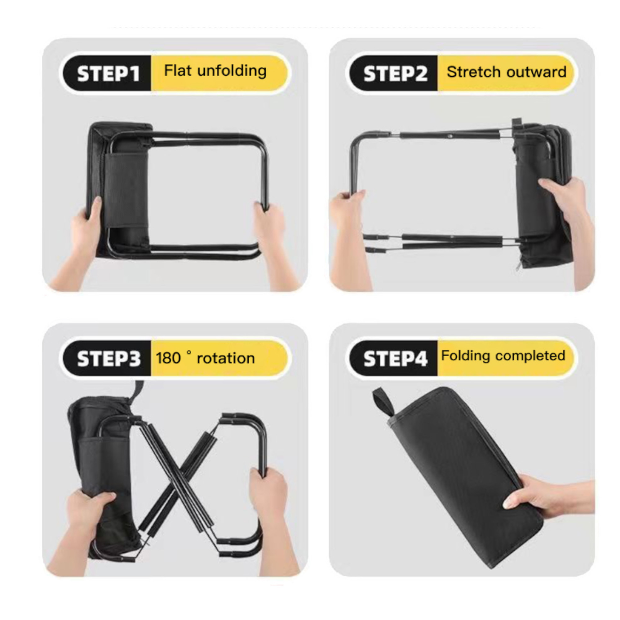 Foldable Portable Stool Pouch 4