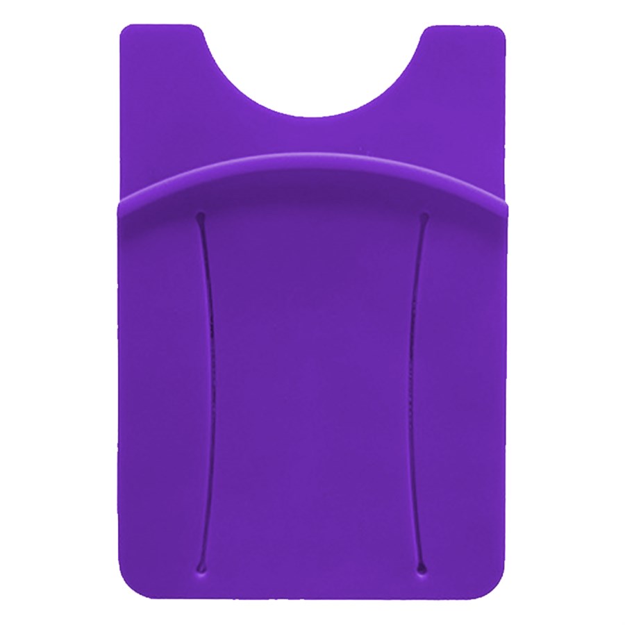 Silicone Phone Wallet with Adhesive Back and Finger Slot 5