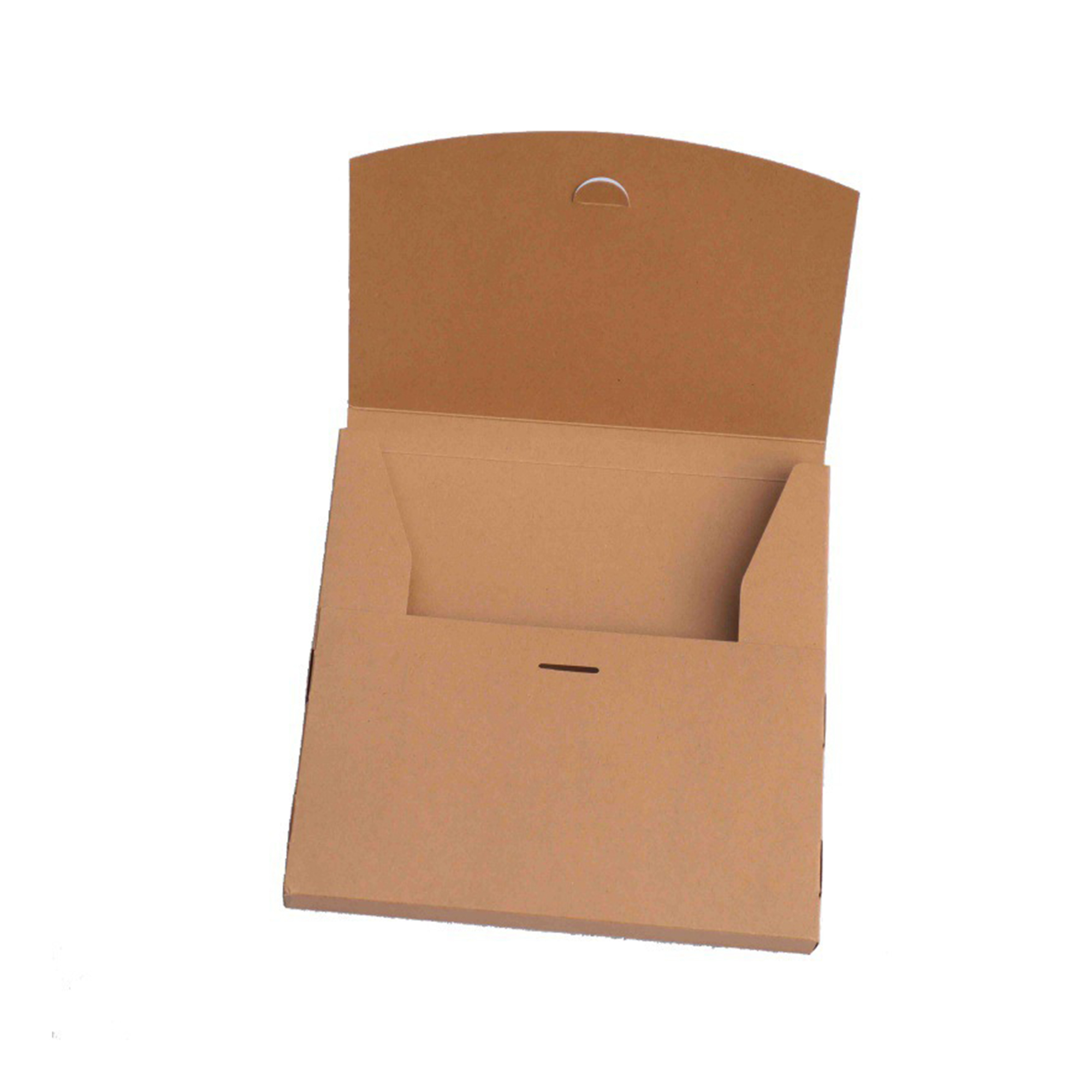 Kraft Paper T Shirt Packaging Box Flat Mailer Style 3