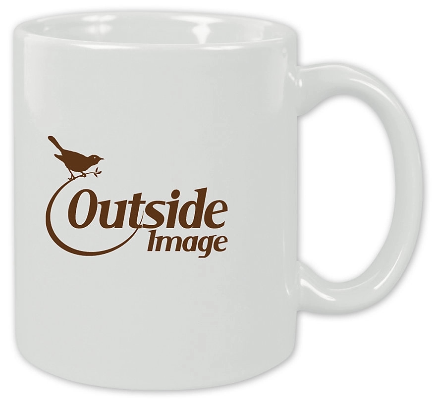 11 Oz. White Ceramic Mugs 1