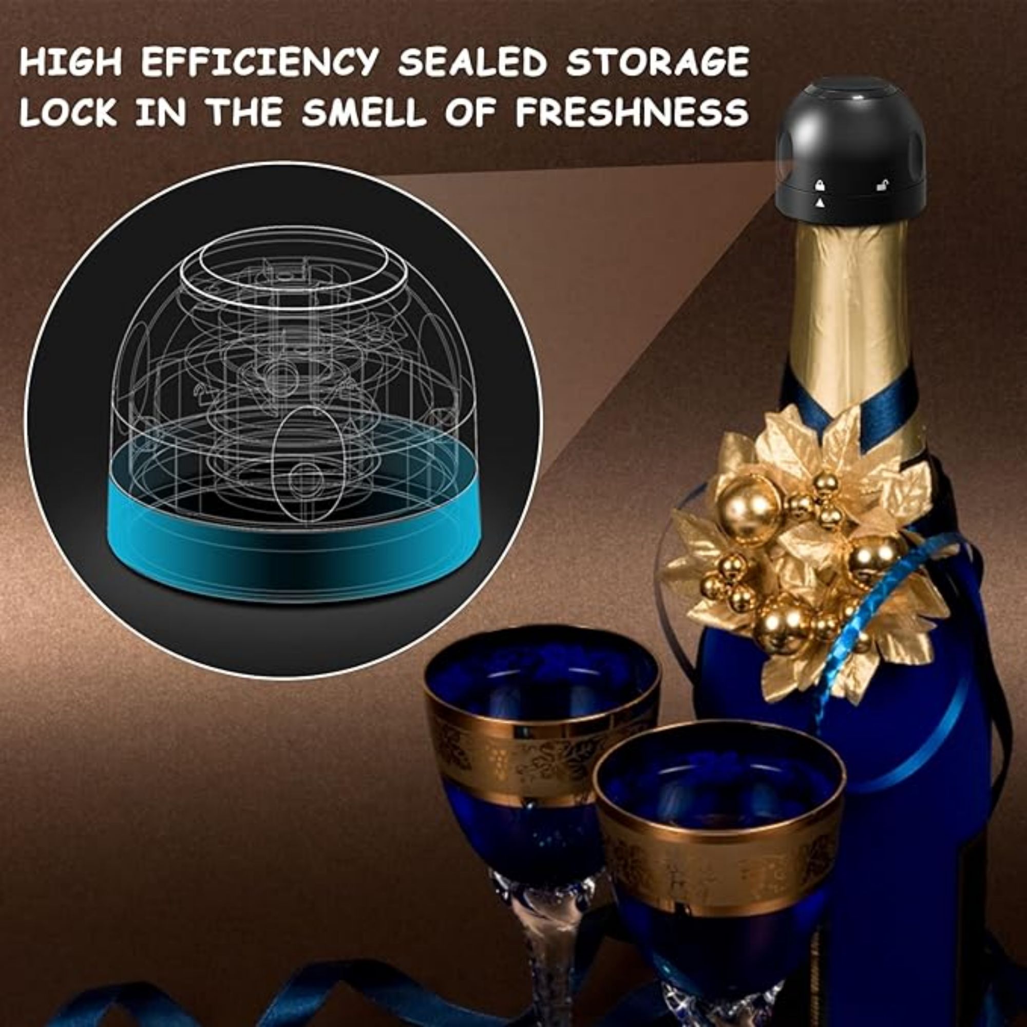Mini Champagne Stopper 3