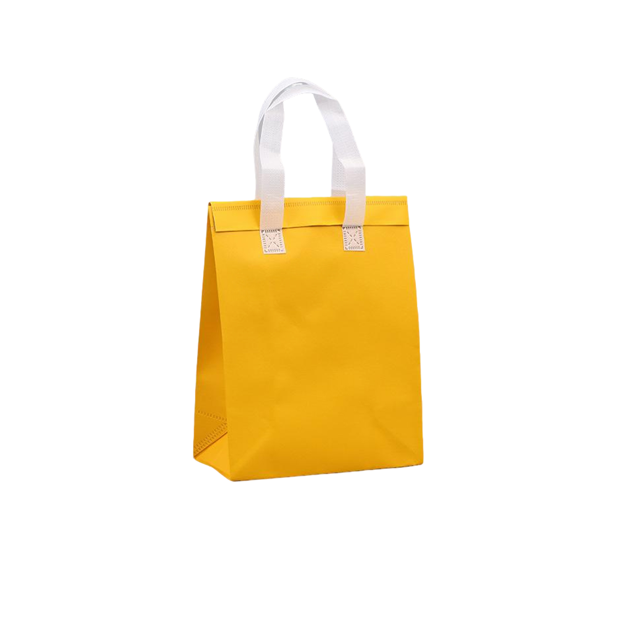 Insulated Non Woven Lunch Tote 9.4" x 5.9" x 10.2" With Zipper 10