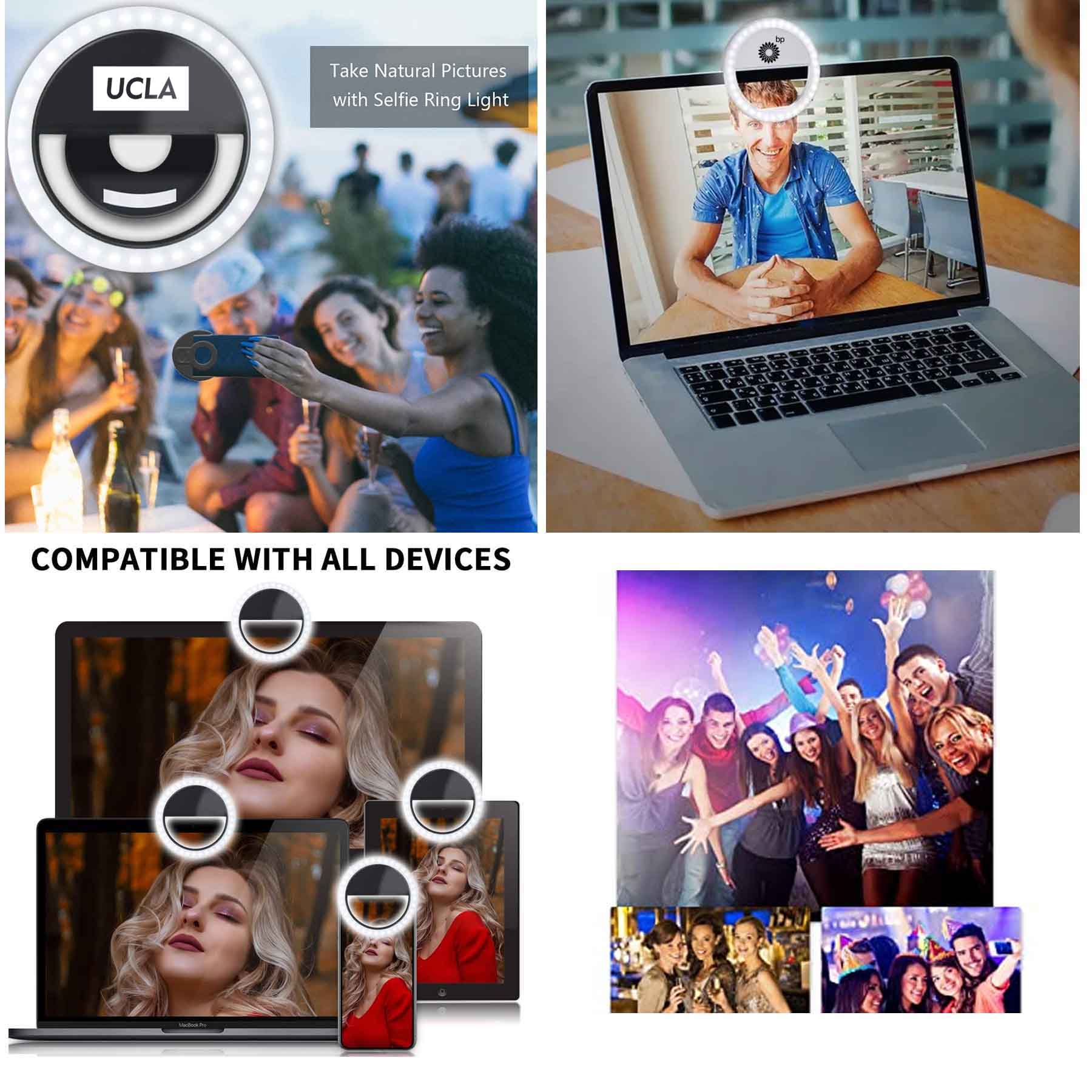 iBank ® Clip On Selfie Ring Light 2
