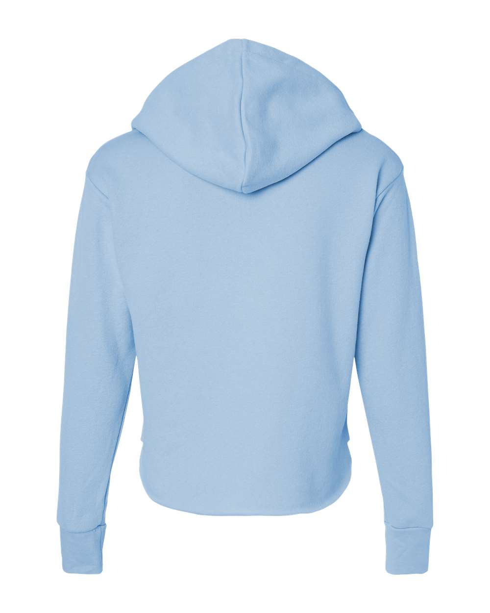 Women's Laguna Sueded Raw Edge Crop Hoodie Sweatshirt - 9384 18