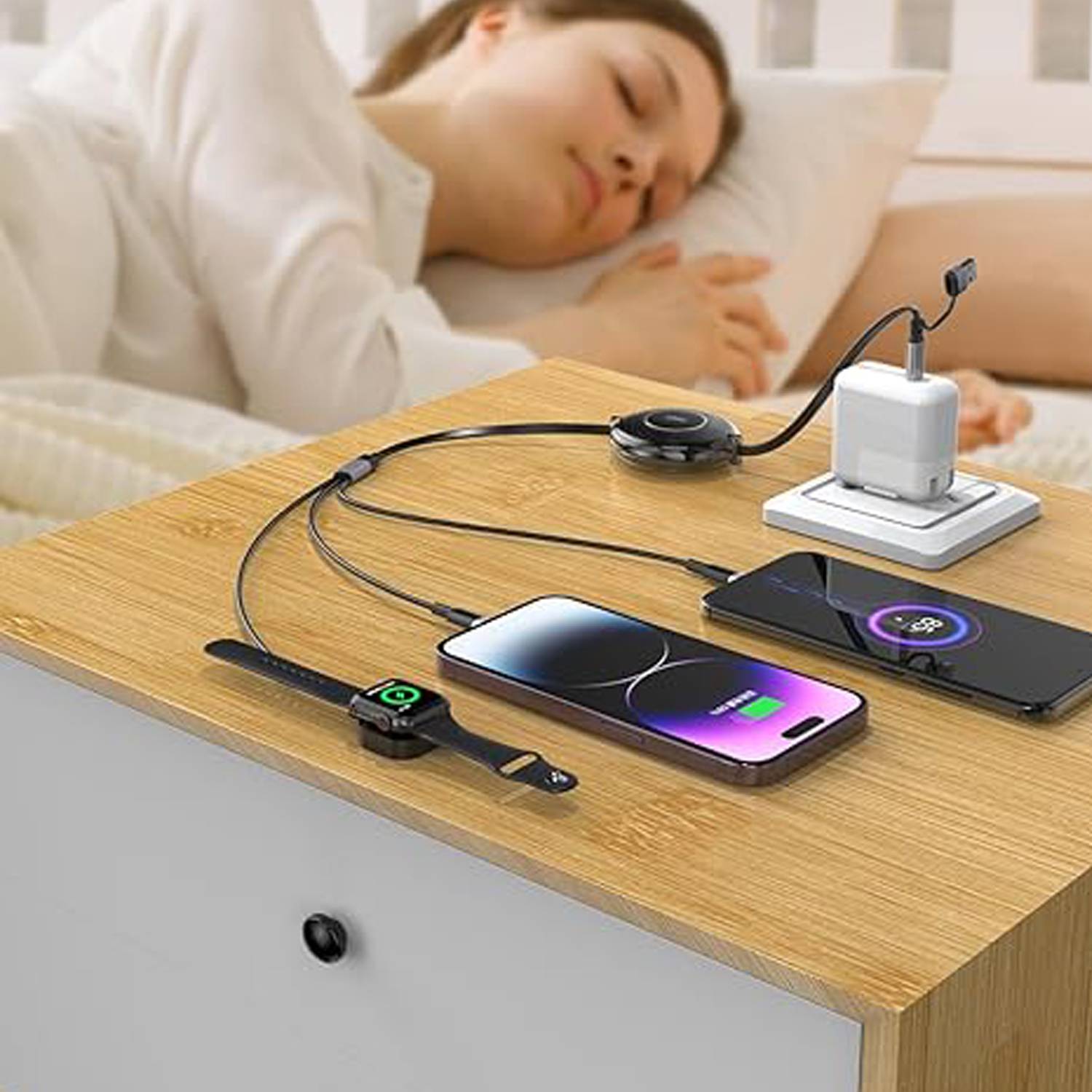 100W Multi-Device Fast Charging Cable for Smartphones 6