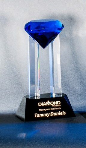 Contemporary Vistas Crystal Elizabeth Diamond, Blue Award 2