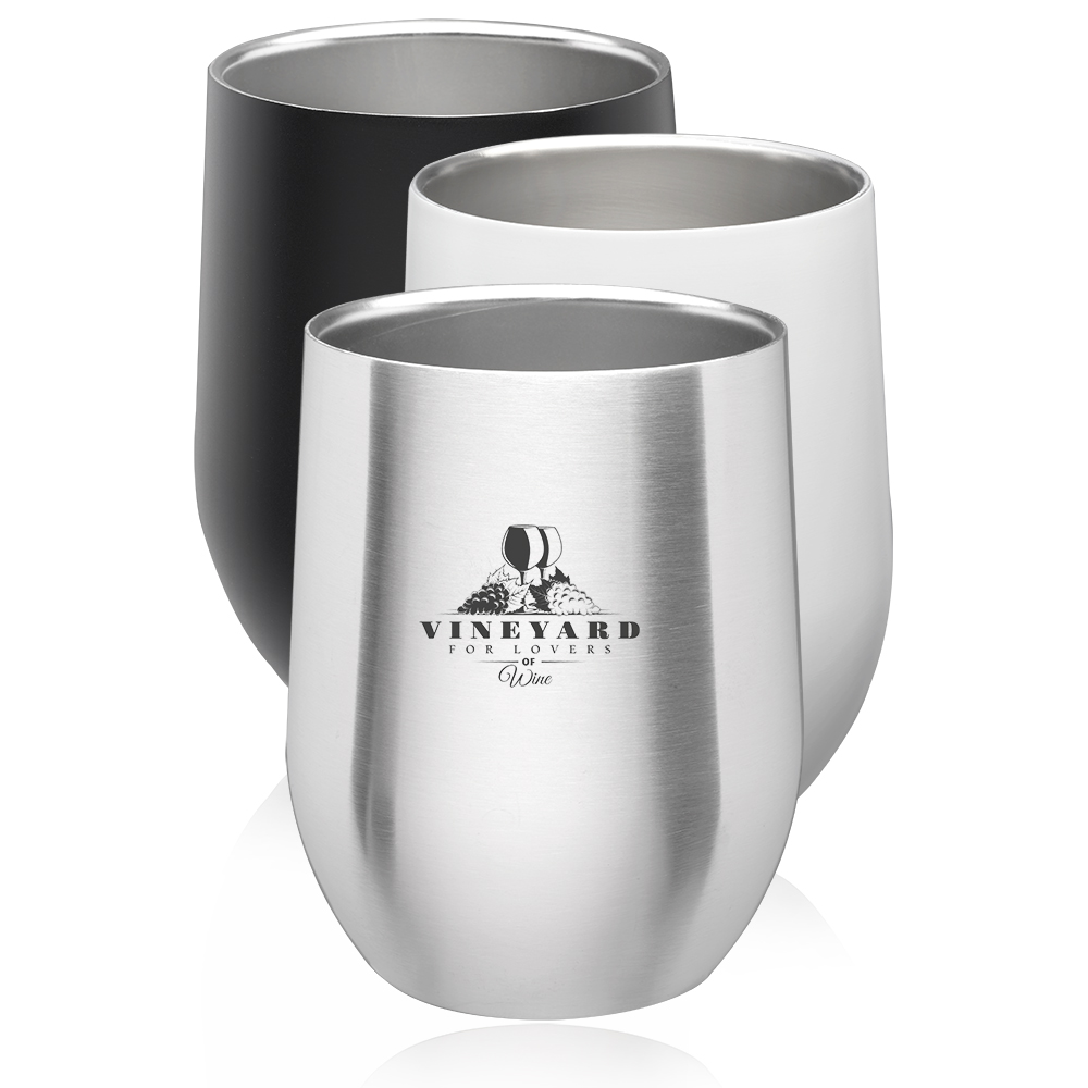 11 oz. Stainless Steel Stemless Wine Glass 4