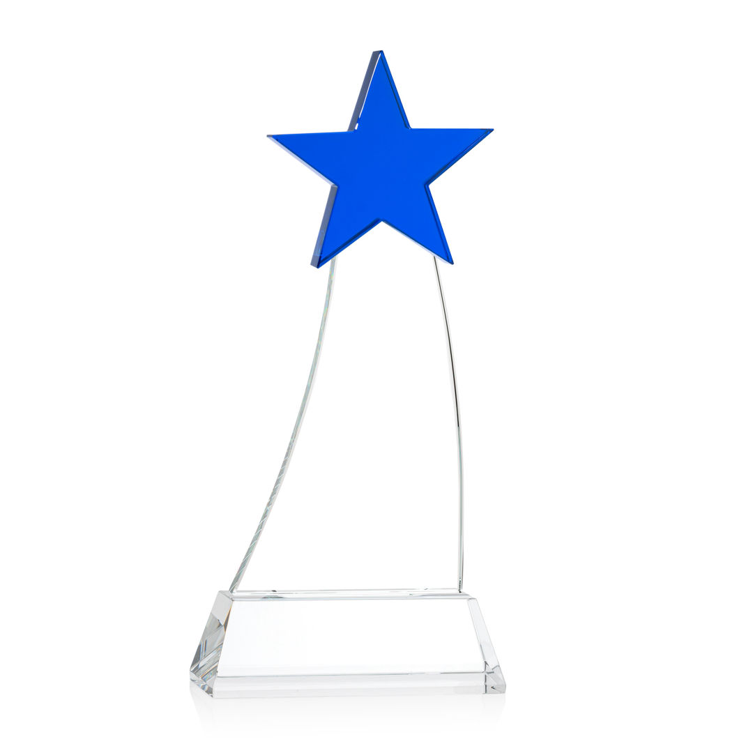 Manolita VividPrint™ Award - Blue/Clear 6