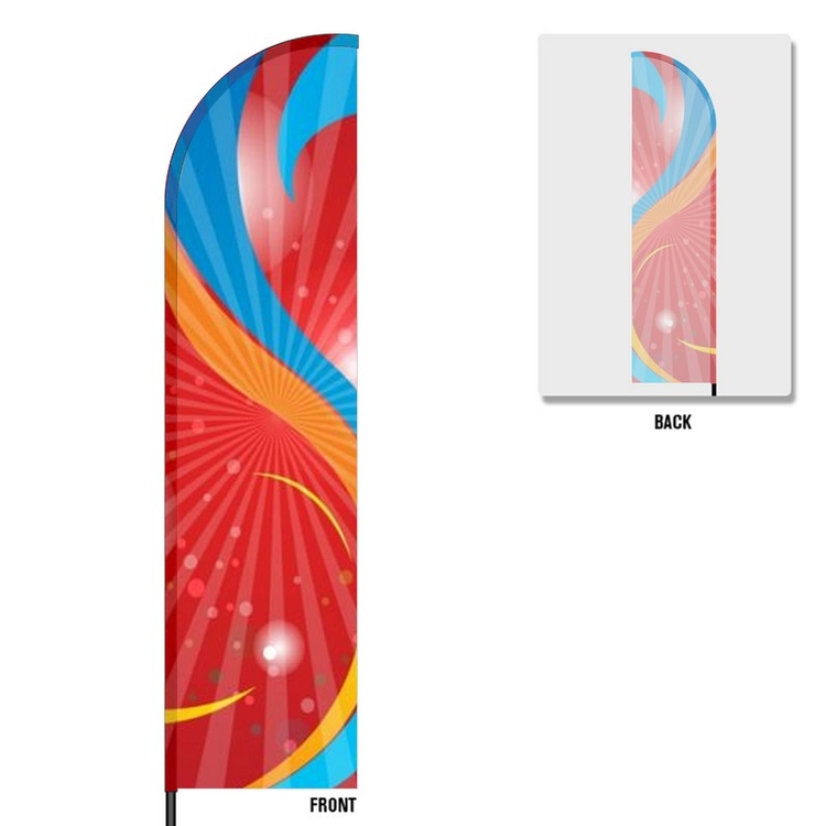 Flex Banner™ Flag Only, Single-Sided 21.5' Advetising Feather Flag banner flag 2