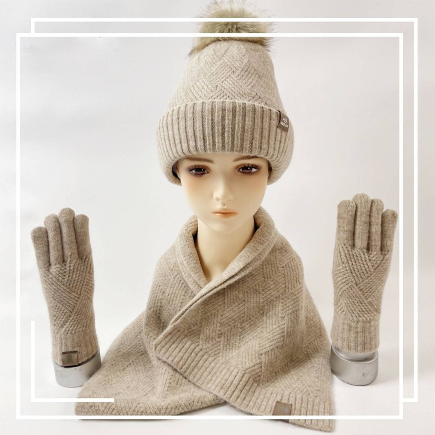 Hat And Scarf Gloves Set 3