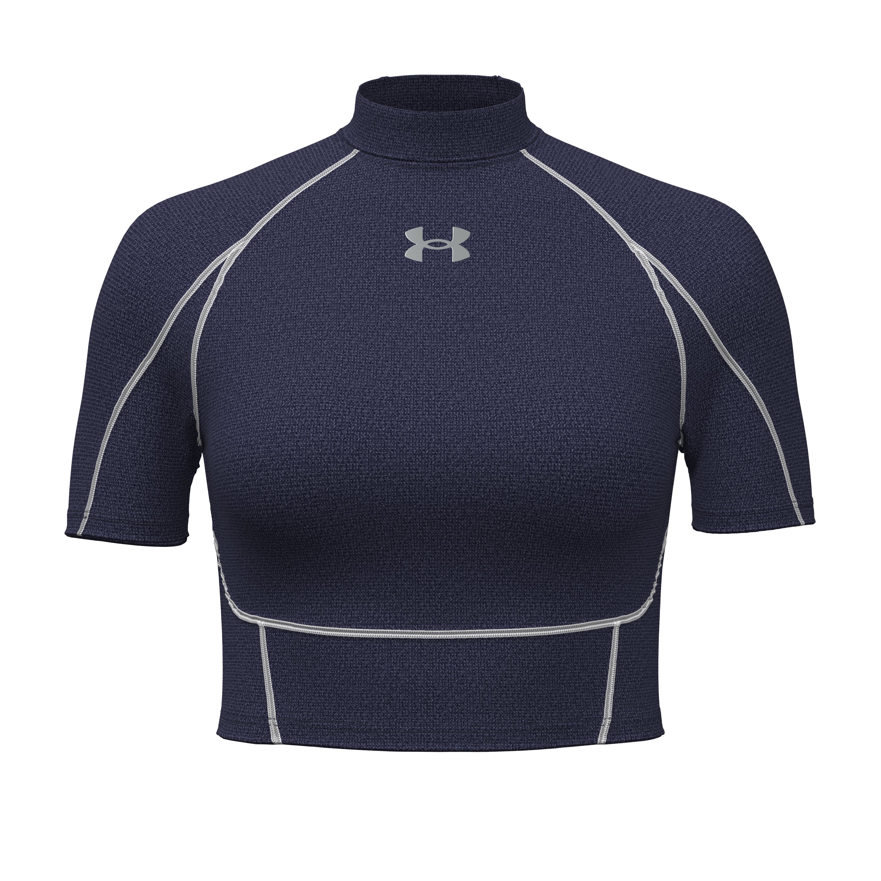 HeatGear Elite Women's Crop Mock Short Sleeve 4