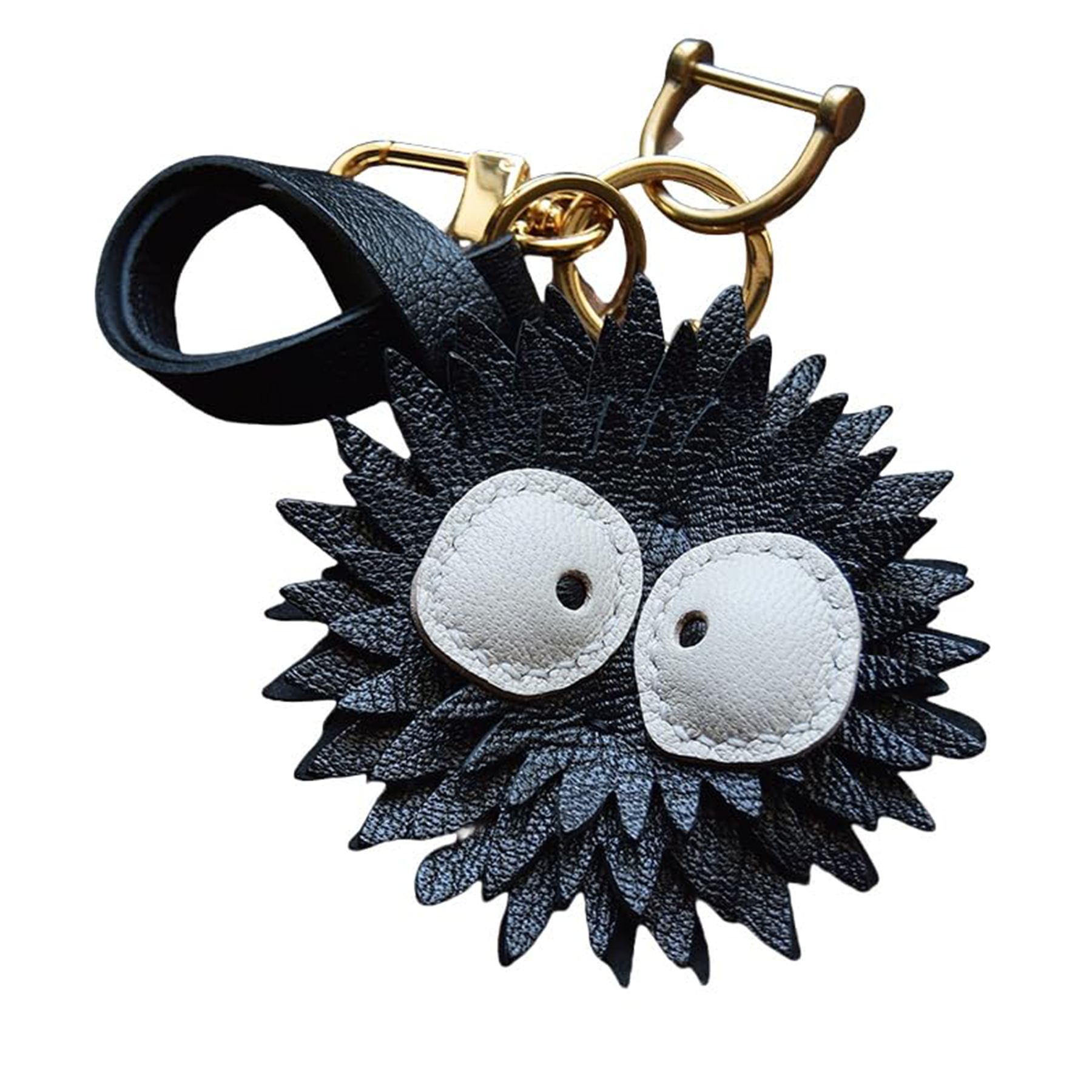 Handmade Black Soot Sprite Keychain 2